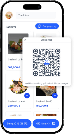 QR gọi món
tiện lợi
